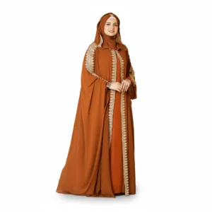 AbayaEG Malaysian Cape Abaya with Turkish Lace