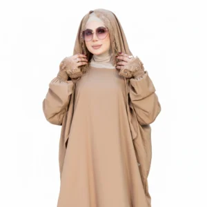 Elegant Prayer Isdal Set with Lace Trim – Modest Prayer Wear