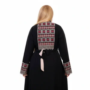 Luxury Silk Embroidered Abaya – Traditional Inspired Elegant Abaya